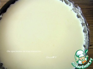 Творожно-зефирный торт с вишней