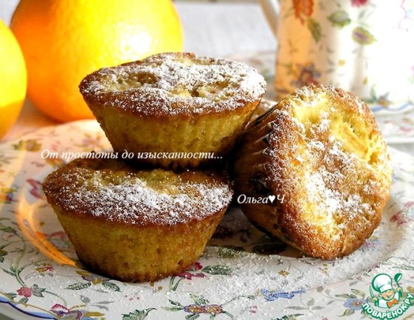 Апельсиновые кексы с яблоками Апельсиновые кексы с яблоками