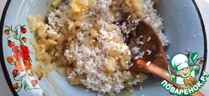 Фаршированный перец с индейкой, яблоками и рисом