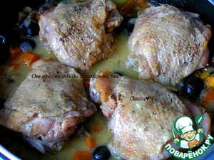 Курица с грибами и маслинами Курица с грибами и маслинами