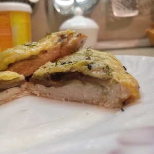 Куриные отбивные с грибами Куриные отбивные с грибами