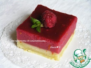 Лимонно-малиновое пирожное Лимонно-малиновое пирожное