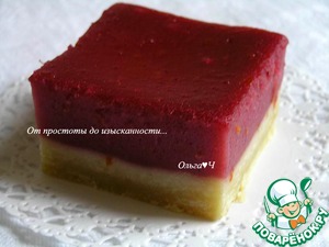 Лимонно-малиновое пирожное Лимонно-малиновое пирожное