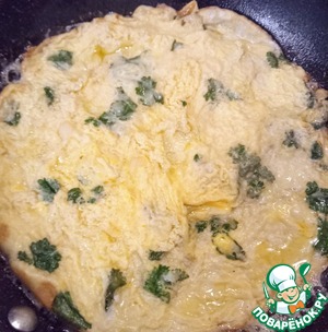 Омлет с карри и сальсой Омлет с карри и сальсой