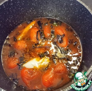 Омлет с карри и сальсой Омлет с карри и сальсой