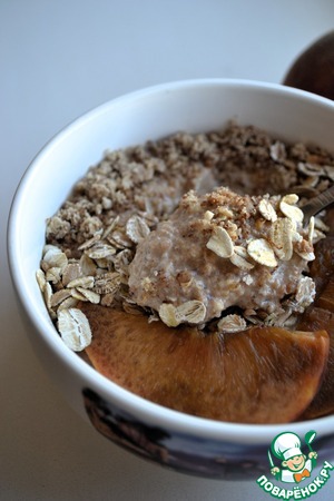 Смузи-боул с персиками Смузи-боул с персиками