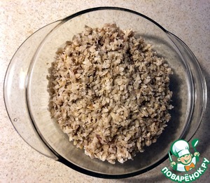 Запеченные куриные бедра с рисовыми хлопьями