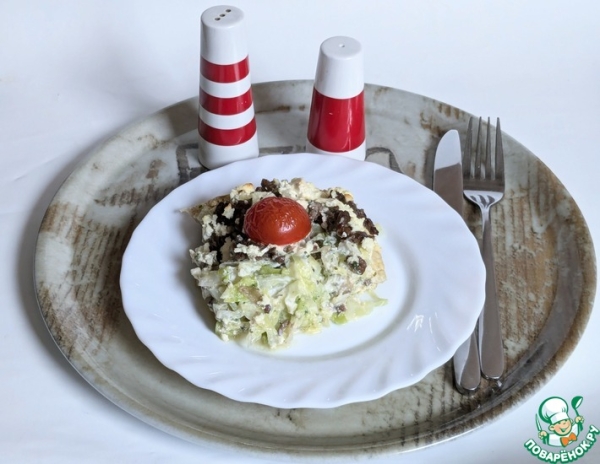 Запеканка из капусты и фарша