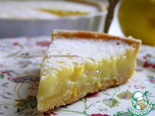 Лимонный пирог от Рейчел Аллен Лимонный пирог от Рейчел Аллен