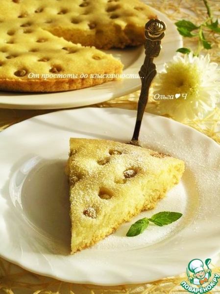 Постный манник с виноградом Постный манник с виноградом