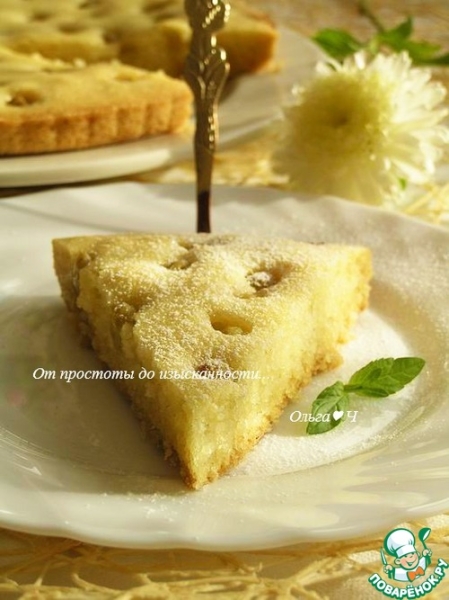 Постный манник с виноградом Постный манник с виноградом