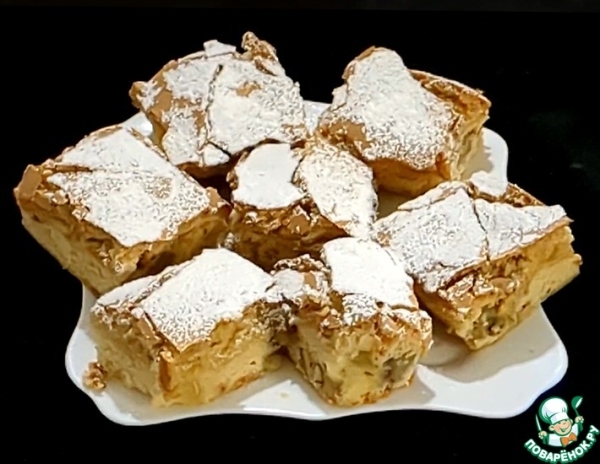 Шарлотка с бананом и мандарином Шарлотка с бананом и мандарином