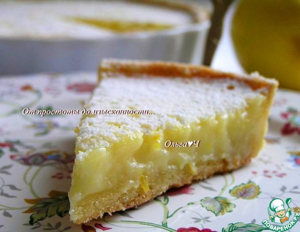 Лимонный пирог от Рейчел Аллен Лимонный пирог от Рейчел Аллен