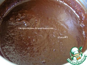 Десерт «Дынный шоколад»