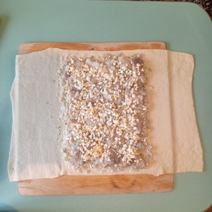 Кулебяка с рисом, луком, яйцами, рыбой Кулебяка с рисом, луком, яйцами, рыбой