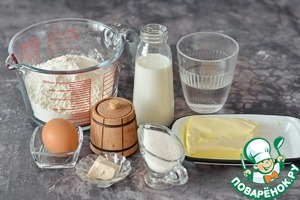 Сдобный калач на сливках Сдобный калач на сливках