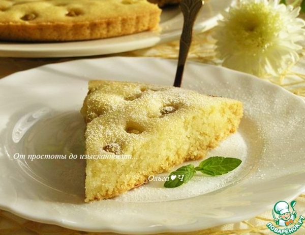 Постный манник с виноградом Постный манник с виноградом