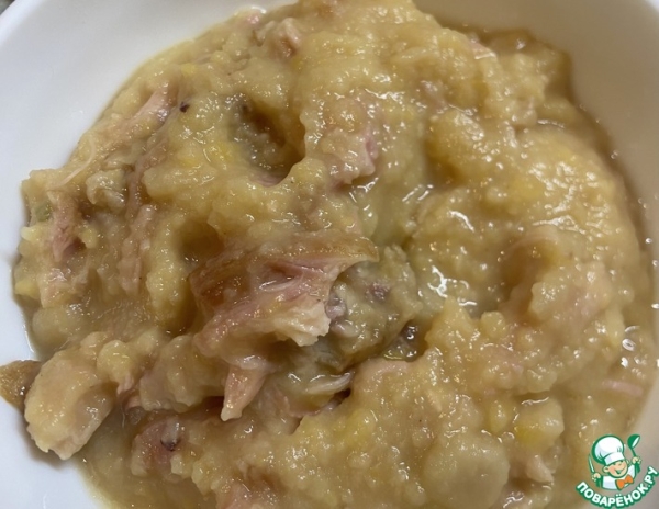 Гороховое пюре с копченостями Гороховое пюре с копченостями