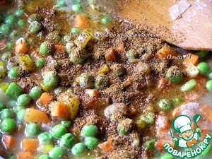 Курица в соусе из зеленого горошка Курица в соусе из зеленого горошка