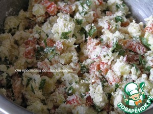 Лумакони с творогом и овощами Лумакони с творогом и овощами