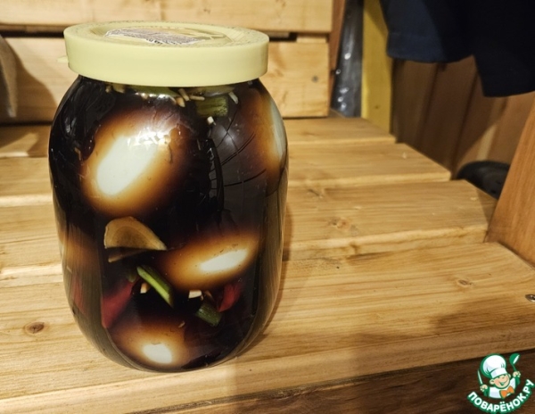 Маринованные куриные яйца по корейски Маринованные куриные яйца по корейски