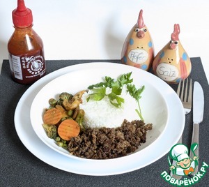 Острый фарш по-тайски Острый фарш по-тайски