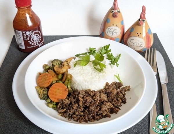 Острый фарш по-тайски Острый фарш по-тайски