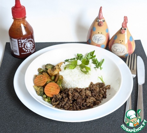 Острый фарш по-тайски Острый фарш по-тайски