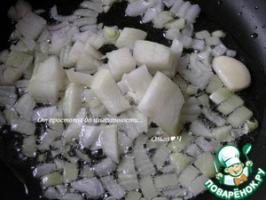 Рагу из индейки с брюссельской капустой