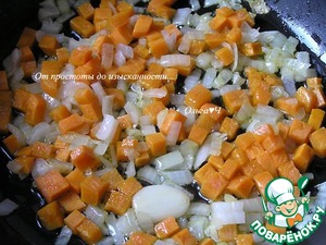 Рагу из индейки с брюссельской капустой