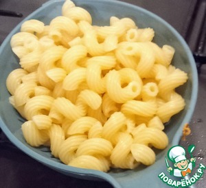Сливочный и острый салат из пасты Сливочный и острый салат из пасты