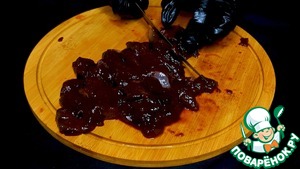 Сочная говяжья печень с луком