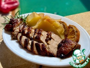 Утиные грудки: су-вид, духовка и брусника