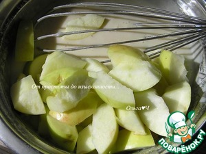 Кекс с яблоками на сгущенке Кекс с яблоками на сгущенке