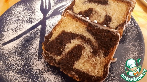 Мраморный кекс Мраморный кекс