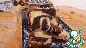 Мраморный кекс Мраморный кекс