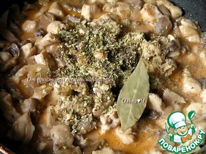 Фальшивые пироги с курицей и грибами Фальшивые пироги с курицей и грибами