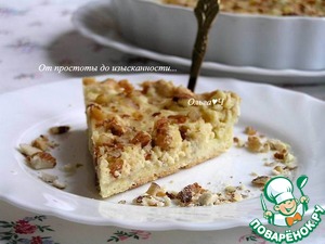 Творожно-ореховый тарт
