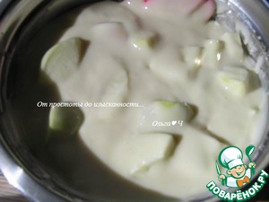 Кекс с яблоками на сгущенке Кекс с яблоками на сгущенке