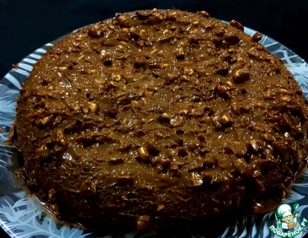 Шоколадно-банановый пирог на сковороде Шоколадно-банановый пирог на сковороде