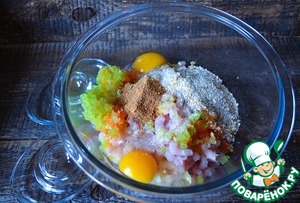 Биточки из индейки с овощами