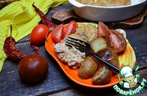 Биточки из индейки с овощами