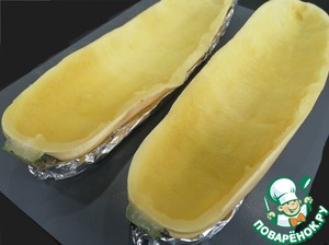 Кабачок фаршированный грибами и сыром Кабачок фаршированный грибами и сыром