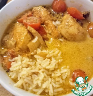 Карри из курицы с лавровым листом