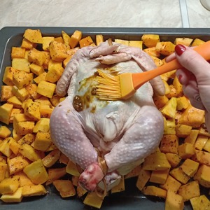 Курочка, запеченная по-особому