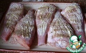 Морской окунь в духовке