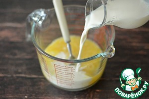 Омлет с помидорами и зелёным луком Омлет с помидорами и зелёным луком