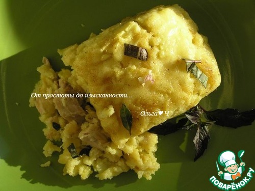 Пармантье с курицей и базиликом Пармантье с курицей и базиликом