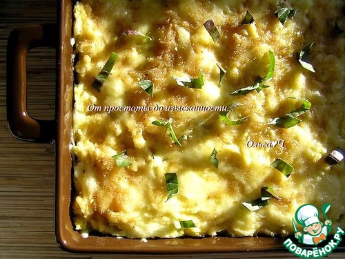 Пармантье с курицей и базиликом Пармантье с курицей и базиликом