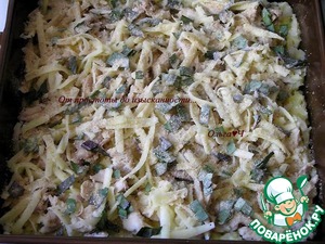 Пармантье с курицей и базиликом Пармантье с курицей и базиликом